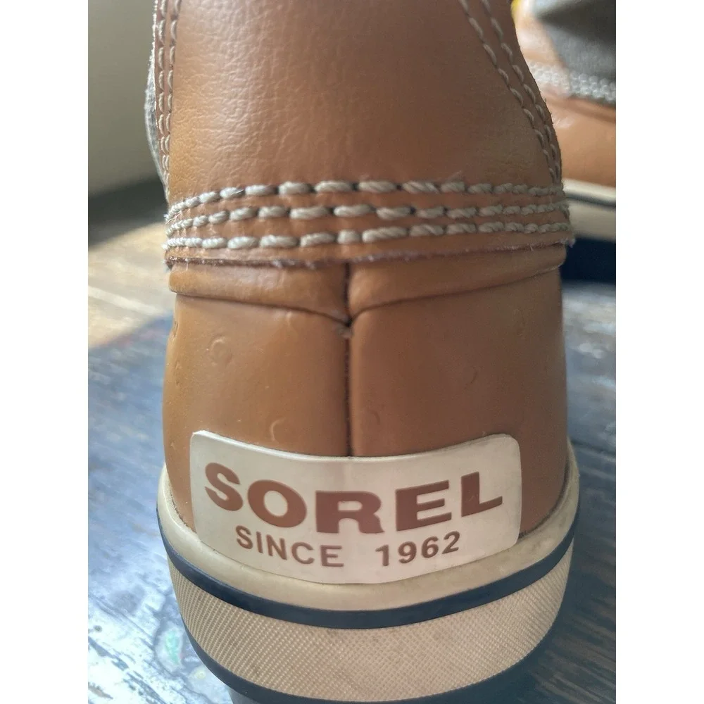 Sorel Womens Size 9 Joan Of Arctic Brown Tall Waterproof Winter Snow Boots
